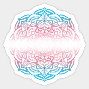 Trans Pride Mandala Sticker